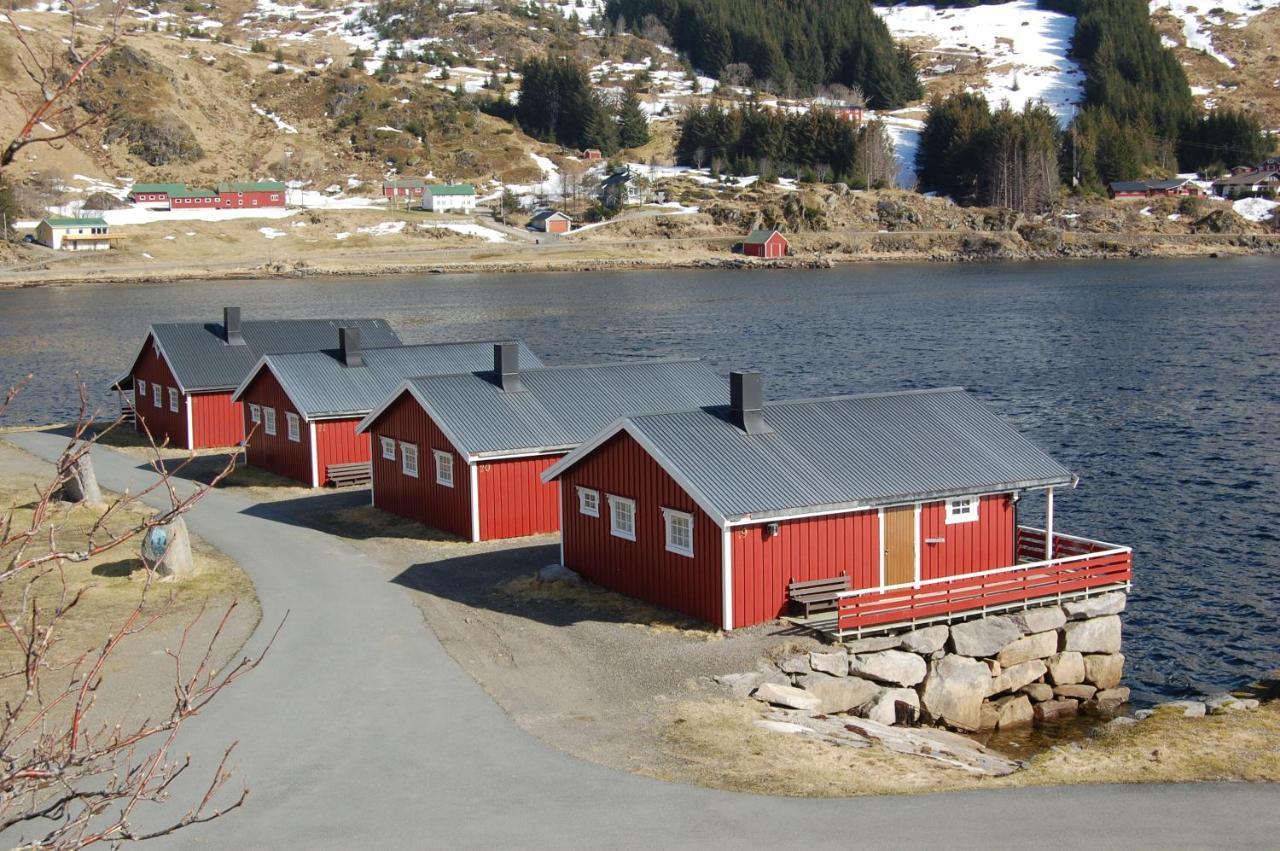 Brustranda Fjordcamping Valberg Bagian luar foto