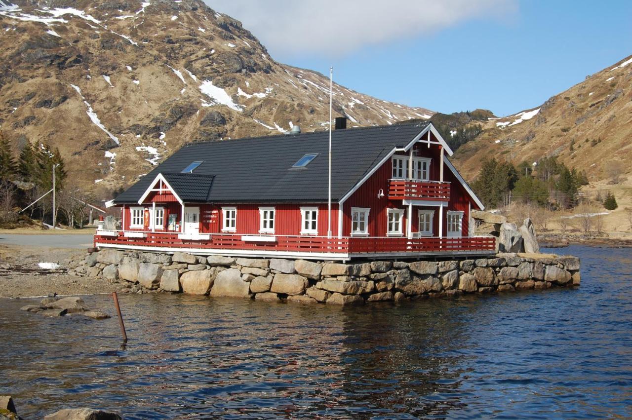Brustranda Fjordcamping Valberg Bagian luar foto