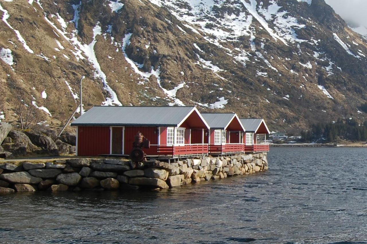 Brustranda Fjordcamping Valberg Bagian luar foto