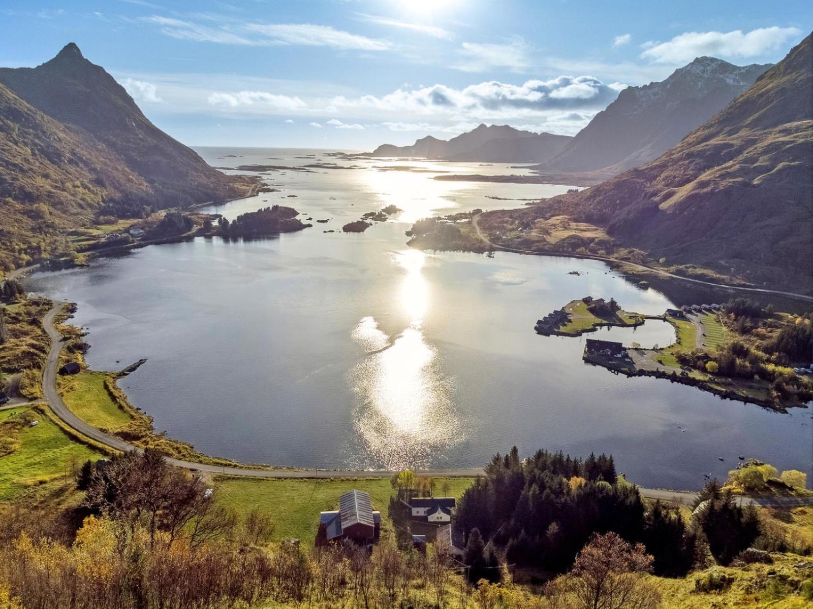 Brustranda Fjordcamping Valberg Bagian luar foto