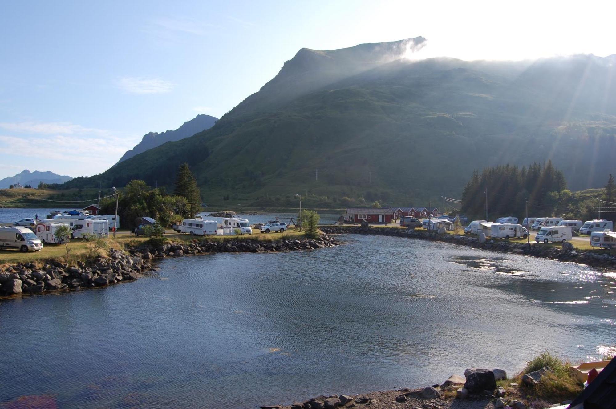 Brustranda Fjordcamping Valberg Bagian luar foto