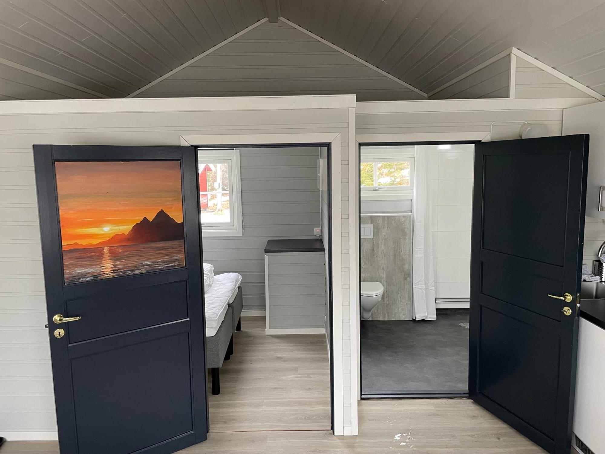 Brustranda Fjordcamping Valberg Bagian luar foto
