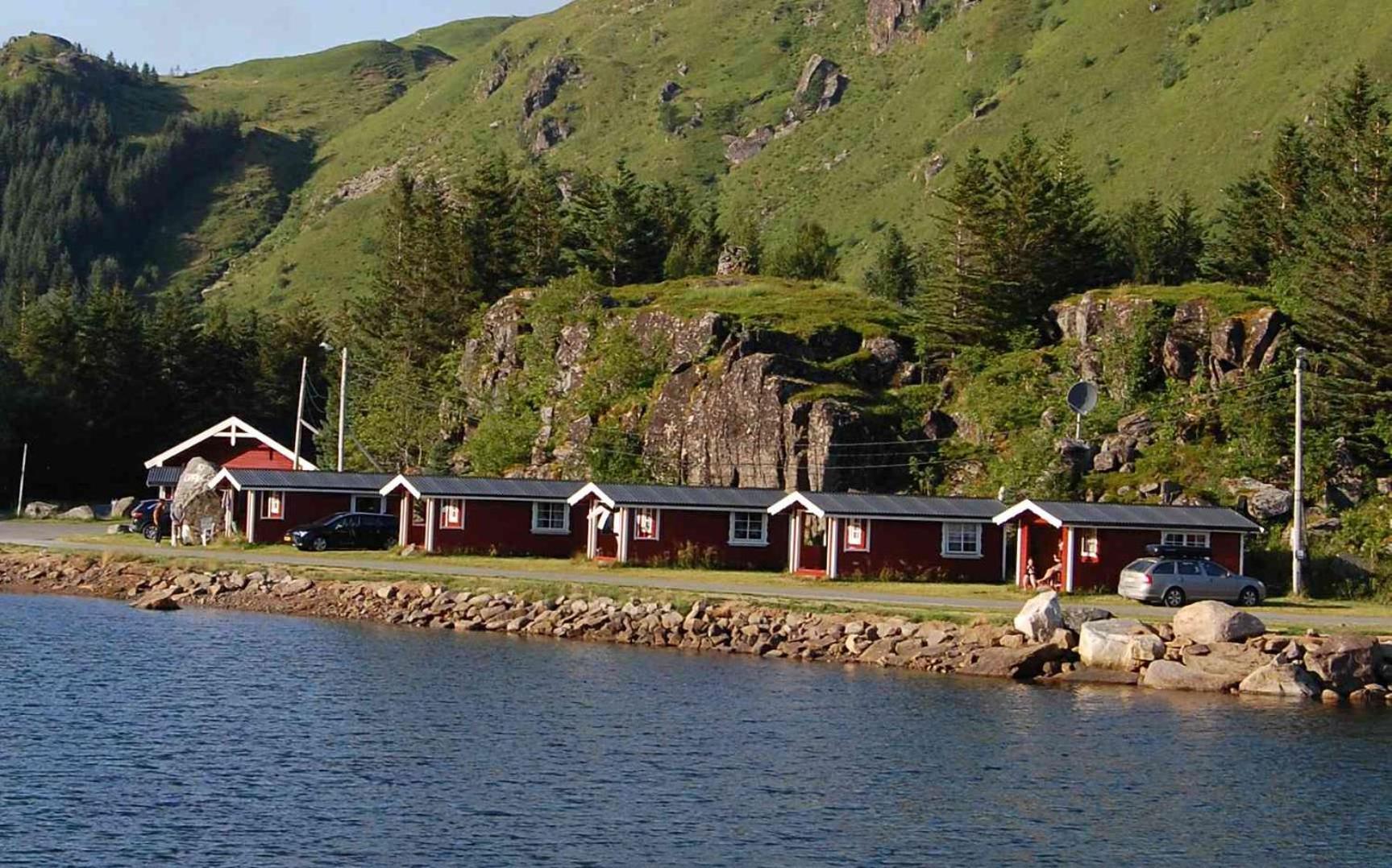 Brustranda Fjordcamping Valberg Bagian luar foto